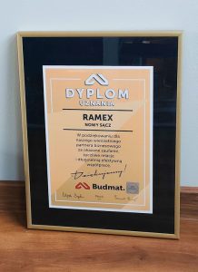 dyplom od firmy Budmat